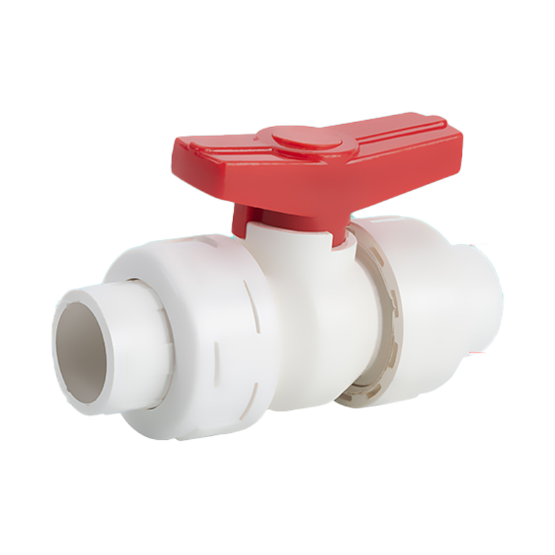 PVC双活接球阀